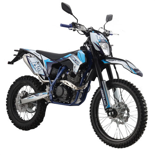 Free Shipping! X-PRO TEMPLAR 250cc Dirt Bike with All Lights and 5-Speed Manual Transmission,  Electric/Kick Start! Big 21in/18in Wheels! Zongshen Brand Engine!