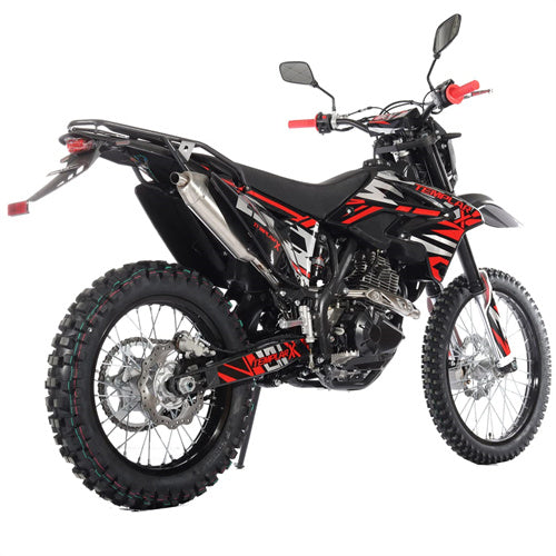 Free Shipping! TEMPLAR X 250cc Dirt Bike with All Lights and 6-Speed Manual Transmission,  Electric  Start! Big 21in/18in Wheels! Zongshen Brand Engine!
