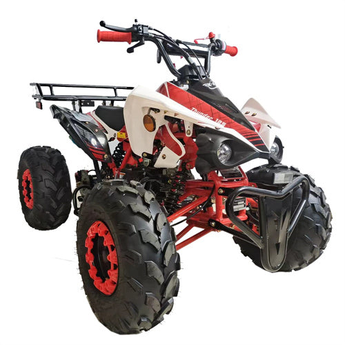 Free shipping! X-PRO Thunder 125cc ATV with Automatic Transmission w/Reverse, LED Headlights, Big 19in/18in Tires!