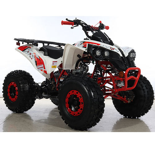Free Shipping! X-PRO Storm 125cc ATV with Automatic Transmission w/Reverse, LED Headlights, Electric Start, Big 19in/18in Tires!