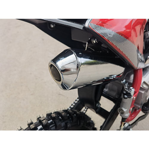Free Shipping! X-PRO X27 125cc Dirt Bike with 4-Speed Semi-Automatic Transmission, Kick Start, Big 14in/12in Tires! Zongshen Brand Engine!