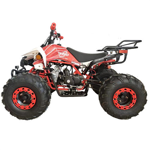 Free shipping! X-PRO Thunder 125cc ATV with Automatic Transmission w/Reverse, LED Headlights, Big 19in/18in Tires!
