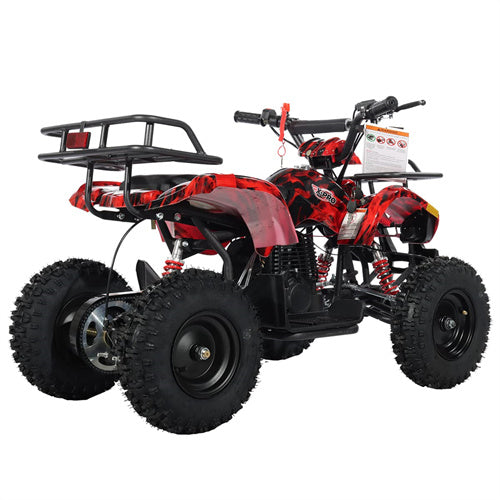 Free Shipping! X-PRO SCOUT 40cc ATV with Chain Transmission, Pull start! Disc Brake! 6in Tires!