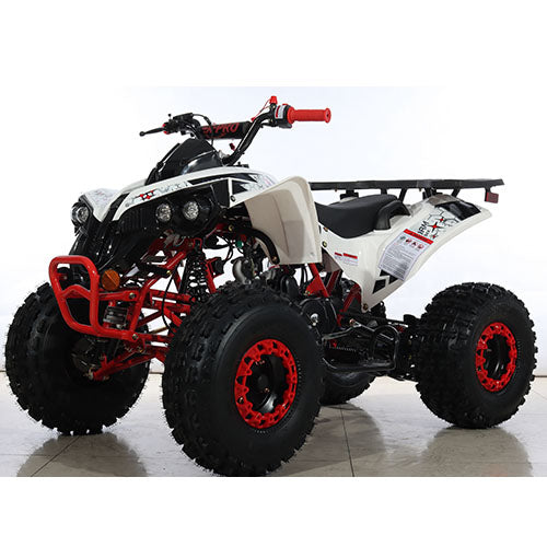 Free Shipping! X-PRO Storm 125cc ATV with Automatic Transmission w/Reverse, LED Headlights, Electric Start, Big 19in/18in Tires!