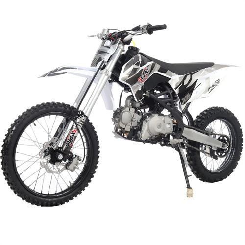 Free Shipping! X-PRO X6 125cc Dirt Bike with 4-Speed Manual Transmission, Electric/Kick Start, Big 19in/16in Tires! Perimeter Cradle Type Steel Frame!
