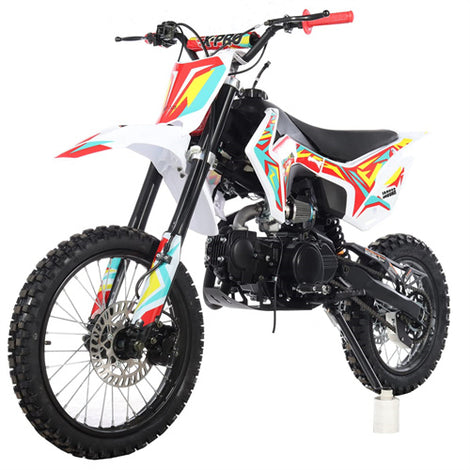 Free Shipping! X-PRO Titan 125cc Dirt Bike with 4-speed Manual Transmission! Kick Start, Big 17