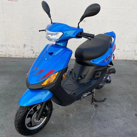 Free Shipping! X-PRO 50cc Moped Scooter with 10" Aluminium Wheels, Electric/Kick start!