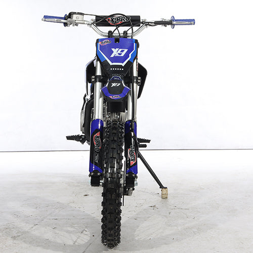 Free Shipping! X-PRO X9 125cc Dirt Bike with 4-Speed Manual Transmission, Kick Start, Big 17in/14in Tires! Zongshen Brand Engine!