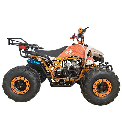 Free shipping! X-PRO Thunder 125cc ATV with Automatic Transmission w/Reverse, LED Headlights, Big 19in/18in Tires!