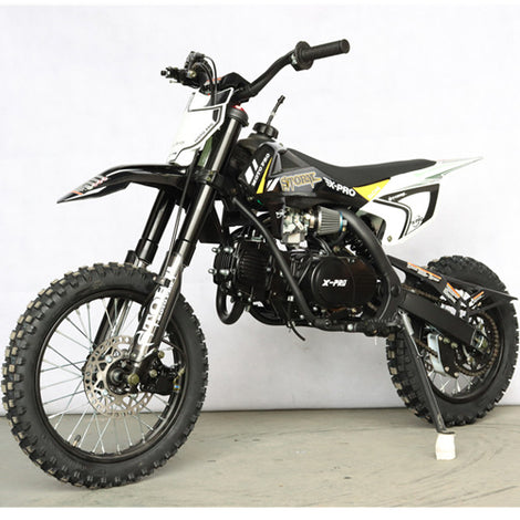 Free Shipping! X-PRO Storm 125cc Dirt Bike with 4-speed Semi-Automatic Transmission, Kick Start! Big 14