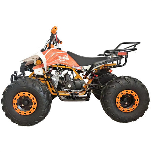 Free shipping! X-PRO Thunder 125cc ATV with Automatic Transmission w/Reverse, LED Headlights, Big 19in/18in Tires!