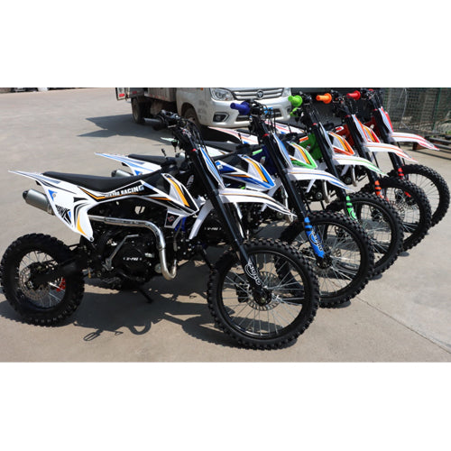 Free Shipping! X-PRO Hawk 125cc Dirt Bike with 4-speed Semi-Automatic Transmission! Kick Start, Big 17in/14in Tires! Zongshen Brand Engine!