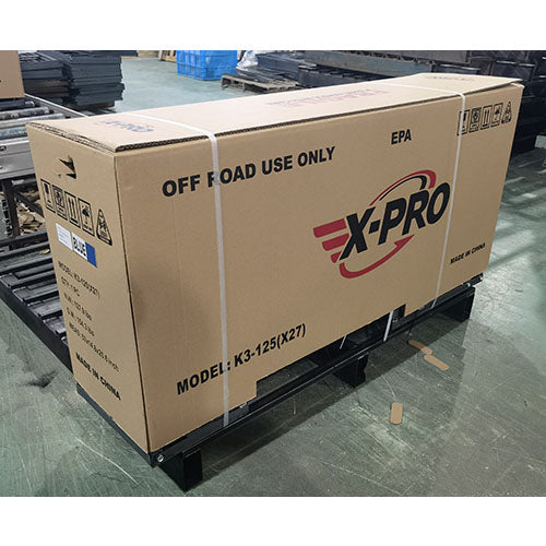 Free Shipping! X-PRO X27 125cc Dirt Bike with 4-Speed Semi-Automatic Transmission, Kick Start, Big 14in/12in Tires! Zongshen Brand Engine!