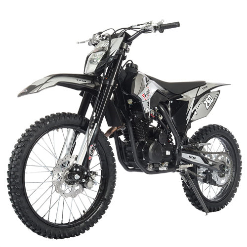 Free Shipping! X-PRO Titan 250cc Dirt Bike with LED Headlight, 5 