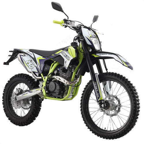 Free Shipping! X-PRO TEMPLAR 250cc Dirt Bike with All Lights and 5-Speed Manual Transmission,  Electric/Kick Start! Big 21in/18in Wheels! Zongshen Brand Engine!