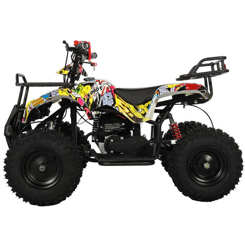 Free Shipping! X-PRO SCOUT 40cc ATV with Chain Transmission, Pull start! Disc Brake! 6in Tires!