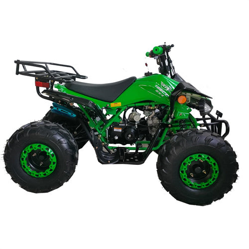 Free Shipping! X-PRO Leopard 125cc ATV with Automatic Transmission w/Reverse, Remote Control! Big 19in/18inTires!