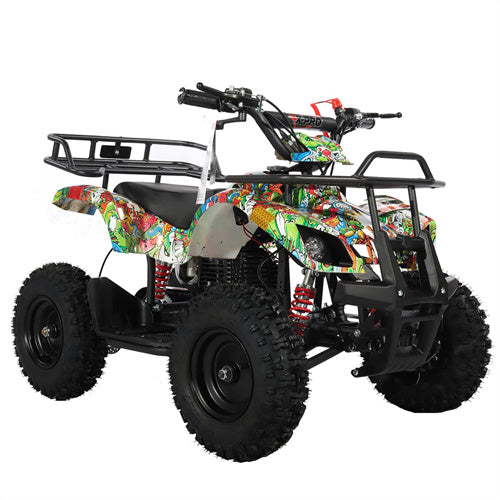 Free Shipping! X-PRO SCOUT 40cc ATV with Chain Transmission, Pull start! Disc Brake! 6in Tires!