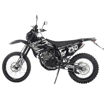 Free Shipping! TEMPLAR X 250cc Dirt Bike with All Lights and 6-Speed Manual Transmission,  Electric  Start! Big 21"/18" Wheels! Zongshen Brand Engine!