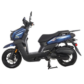 Free Shipping! X-PRO Tahiti 150cc Moped Scooter with 12" Aluminum Wheels, Electric/Kick Start, Large Headlights! Assembled In Crate!