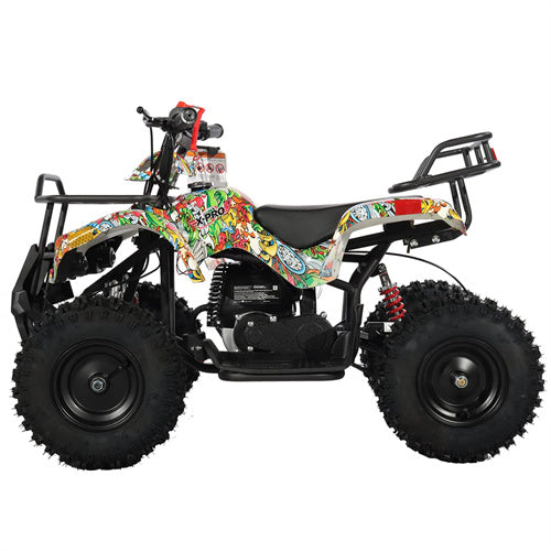 Free Shipping! X-PRO SCOUT 40cc ATV with Chain Transmission, Pull start! Disc Brake! 6in Tires!