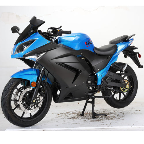 X-PRO 125cc Ninja Motorcycle with Manual Transmission, Electric Start! 17in Wheels! Assembled In Crate! Free Shipping!