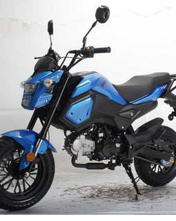 Free shipping! X-PRO 125cc Vader Motorcycle with Manual Transmission, Electric Start! Dual Headlights! Big 12" Wheels!