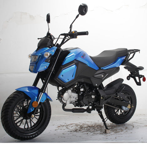 X-PRO 125cc Vader - Motocicleta de gasolina para adultos, motocicleta de  calle, motocicleta (azul)