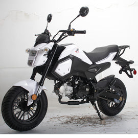Free shipping! X-PRO 125cc Vader Motorcycle with Manual Transmission, Electric Start! Dual Headlights! Big 12" Wheels!