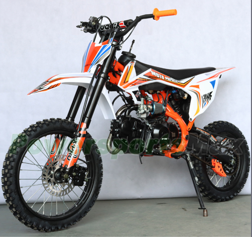 Free Shipping! X-PRO Hawk 125cc Dirt Bike with 4-speed Semi-Automatic Transmission! Kick Start, Big 17in/14in Tires! Zongshen Brand Engine!