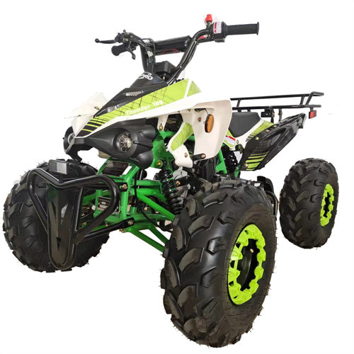 Free shipping! X-PRO Thunder 125cc ATV with Automatic Transmission w/Reverse, LED Headlights, Big 19in/18in Tires!