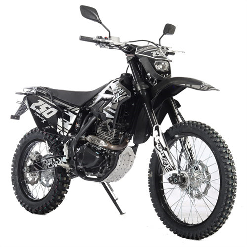 Free Shipping! TEMPLAR X 250cc Dirt Bike with All Lights and 6-Speed Manual Transmission,  Electric  Start! Big 21in/18in Wheels! Zongshen Brand Engine!