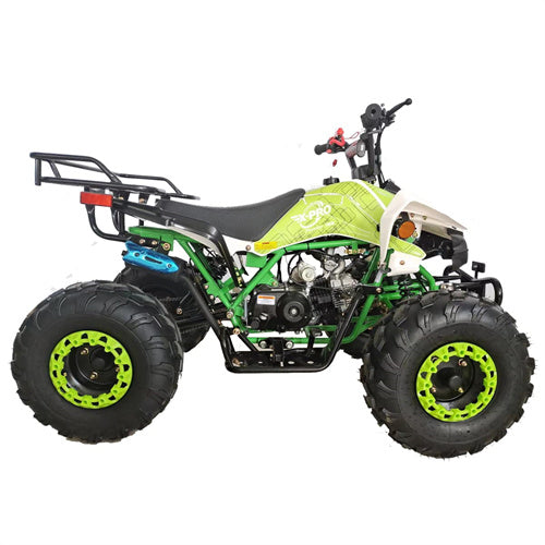 Free shipping! X-PRO Thunder 125cc ATV with Automatic Transmission w/Reverse, LED Headlights, Big 19in/18in Tires!