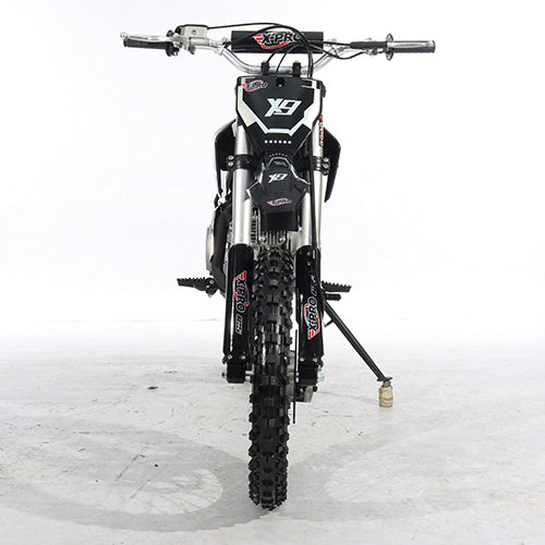 Free Shipping! X-PRO X9 125cc Dirt Bike with 4-Speed Manual Transmission, Kick Start, Big 17in/14in Tires! Zongshen Brand Engine!
