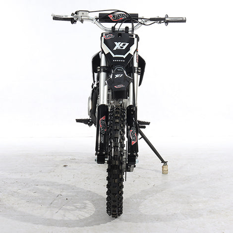 X-PRO X9 - Motocicleta de motocross de 125 cc para adultos, 125 cc,  motocross 125, neumáticos grandes de 17 pulgadas / 14 pulgadas (paquete de