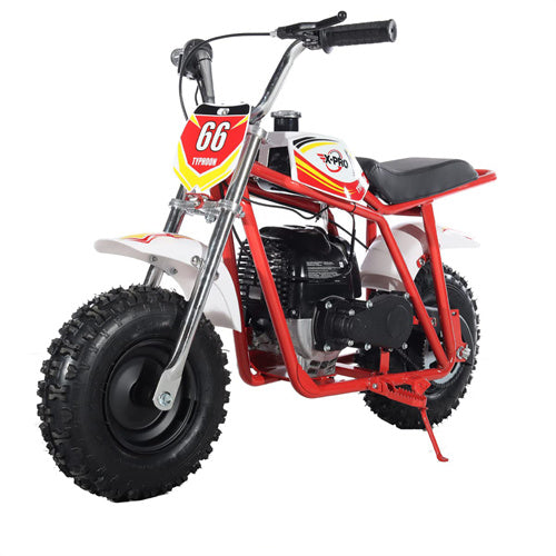 Free Shipping! X-PRO Typhoon 40cc Mini Dirt Bike With Pull Start! Chain Drive, Disc Brakes! 6 Tires!
