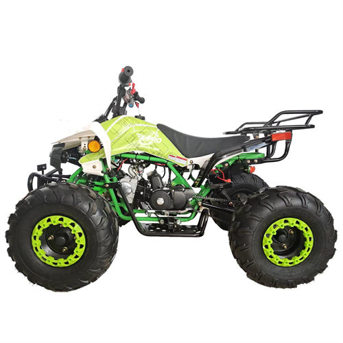 Free shipping! X-PRO Thunder 125cc ATV with Automatic Transmission w/Reverse, LED Headlights, Big 19in/18in Tires!