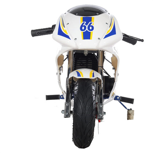 Free Shipping! X-PRO Blast 40cc Pocket Bike with Chain Transmission, Pull start! Disc Brake! 22 mile/h Max Speed!