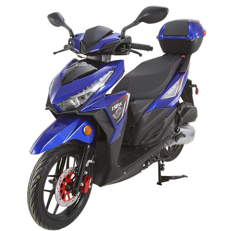 Free Shipping! X-PRO Saipan 150cc Moped Scooter with 14