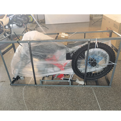 Free Shipping! X-PRO X6 125cc Dirt Bike with 4-Speed Manual Transmission, Electric/Kick Start, Big 19in/16in Tires! Perimeter Cradle Type Steel Frame!