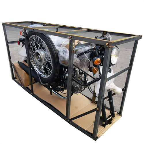 Free Shipping! X-PRO 125cc Cafe Cruiser Racer Gas Bike Bicycle Style Motorcycle with Manual Transmission, Electric/Kick Start! Big 17in Wheels!