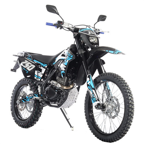 Free Shipping! TEMPLAR X 250cc Dirt Bike with All Lights and 6-Speed Manual Transmission,  Electric  Start! Big 21in/18in Wheels! Zongshen Brand Engine!