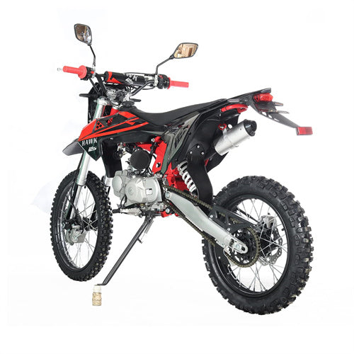 Free Shipping! X-PRO Hawk 125cc Dirt Bike with All Lights and 4-speed Manual Transmission! Electric/Kick Start, Big 19in/16in Tires! Zongshen Brand Engine!