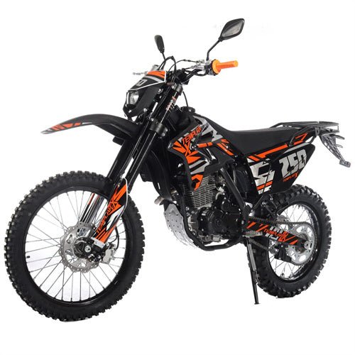 Free Shipping! TEMPLAR X 250cc Dirt Bike with All Lights and 6-Speed Manual Transmission,  Electric  Start! Big 21in/18in Wheels! Zongshen Brand Engine!