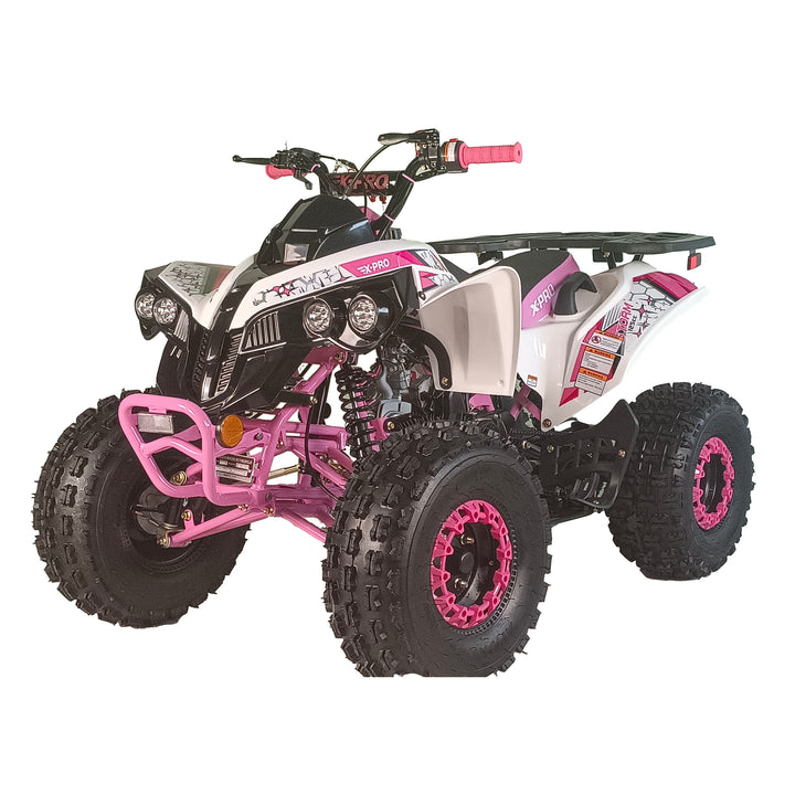 Free Shipping! X-PRO Storm 125cc ATV with Automatic Transmission w/Reverse, LED Headlights, Electric Start, Big 19in/18in Tires!