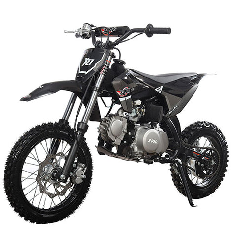 Free Shipping! X-PRO X27 125cc Dirt Bike with 4-Speed Semi-Automatic Transmission, Kick Start, Big 14
