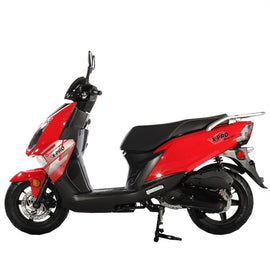 Free Shipping! X-PRO Milan 150cc Moped Scooter with 12" Aluminum Wheels, Electric/Kick Start, Large Headlights!