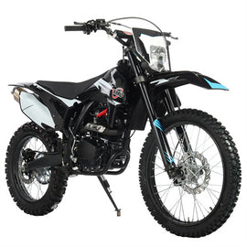 Free Shipping! X-PRO Titan 250cc Dirt Bike with LED Headlight, 5-Speed Manual Transmission, Electric/Kick Start! Big 21"/18" Wheels! Zongshen Brand Engine!